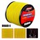 BAIKALBASS Braided Fishing Line 4 Strands Strong Multifilament PE Braid Wire for Saltwater 328Yard300M 8LB Yellow