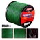 BAIKALBASS Braided Fishing Line 4 Strands Strong Multifilament PE Braid Wire for Saltwater 547Yard500M 100LB Green