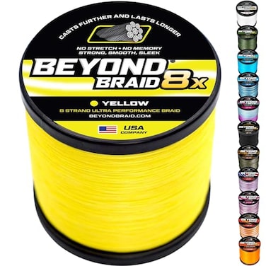Beyond Braid Yellow 8X 150 Yards 10LB