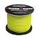 Dingbear 109Yd100m 135LB060mm Yellow Super Strong Pull Generic Braided Fishing Line Kite Line Woven Network Cable Cast Super Strength Fishing Line