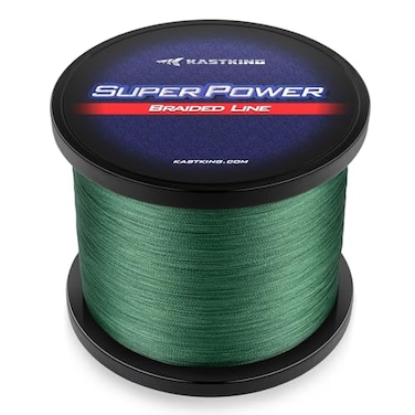 KastKing Superpower Braided Fishing Line Moss Green 40 LB 1097 Yds