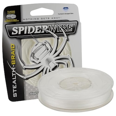 Spiderwire SpiderWire Stealth Translucent Superline Translucent 30lb 136kg 125yd 114m Fishing Line Suitable for Saltwater Environments