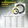 SF 100 Pure Fluorocarbon Leader Material Fishing Line Virtually Invisible Shock Resistant Increased Sensitivity Sink Fast Clear for Saltwater Freshwater 50yd 12LB