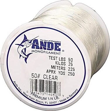 ANDE Ande Monofilament Line Clear 50 Pounds Test 14 Spool