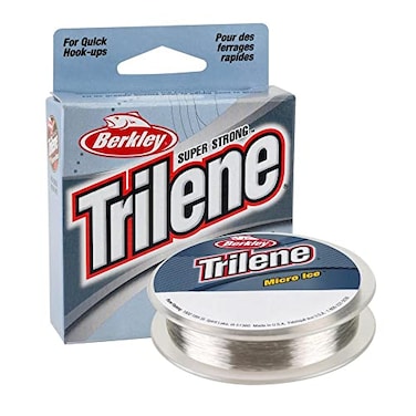 Berkley Trilene Micro Ice Clear Steel 4Pound Break Strength 110yd Monofilament Fishing Line Suitable for Freshwater Environments