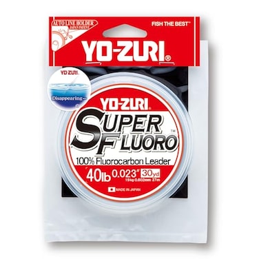 Duel YoZuri YZSF40LBNCL30YD Superfluoro 30Yd 40Lb Natural Clear