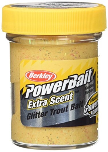 Berkley PowerBait Glitter Trout BaitYellow175 Ounce Jar