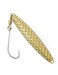 BLUEWING Hammered Diamond Jig Fishing Lures for Saltwater Deep Sea Sinking with Stainless Steel Hook Gold 3oz 1pc