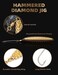 BLUEWING Hammered Diamond Jig Fishing Lures for Saltwater Deep Sea Sinking with Stainless Steel Hook Gold 3oz 1pc
