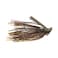 Buckeye Lures Flat Top Finesse Jig with Premium Skirting Rubber Skirt Collar Durable Versatile Fishing Bait Green Pumpkin 38 oz