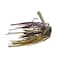 Buckeye Lures Flat Top Finesse Jig with Premium Skirting Rubber Skirt Collar Durable Versatile Fishing Bait Green Pumpkin 38 oz