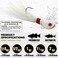 XFISHMAN BucktailJigsSaltwaterHairJigsHead FishingLuresAssorted Kit