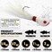 XFISHMAN BucktailJigsSaltwaterHairJigsHead FishingLuresAssorted Kit