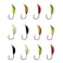 Laxygo Ice Fishing Jigs Fishing Bait Jigging Lures Kit Winter Metal Lures