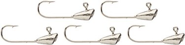 Leland Lures 87657 Trout Magnet Jig Heads 164Ounce Silver