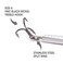 Clarkspoon Stick Jig 2 Pack Bonito Albies Bluefish Mullet and More Silver Flash