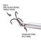 Clarkspoon Stick Jig 2 Pack Bonito Albies Bluefish Mullet and More Silver Flash