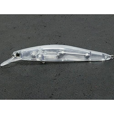 wLure 10 Blank Unpainted Minnow Crankbait Topwater Lipless Jerkbait Fishing Lures V3 UPM673P10