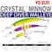 Duel YoZuri Crystal Minnow Deep Diver Walleye F 90mm 312 Green Perch Floating Deep Diver Lure