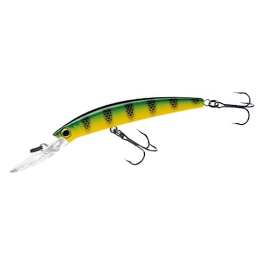 Duel YoZuri Crystal Minnow Deep Diver Walleye F 90mm 312 Green Perch Floating Deep Diver Lure