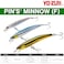 Duel YoZuri F1162M114 Pins Minnow Floating Diver Lure Purple