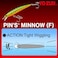 Duel YoZuri F1162M114 Pins Minnow Floating Diver Lure Purple