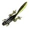 Dr.Fish DrFish 6 Pack Soft Plastic Frog Baits 32 Inches Tadpole Swimbaits Frog Lures Bass Crappie Lures Creature Lizard Bait Shad Drop Shot Panfish Bluegill Watermelon