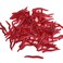 Awxevcik 4cm 100pcs Soft Bait Set Realistic False Earthworm Worm Elastic Rubber Earthworm Fishing Bait
