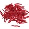 Awxevcik 4cm 100pcs Soft Bait Set Realistic False Earthworm Worm Elastic Rubber Earthworm Fishing Bait