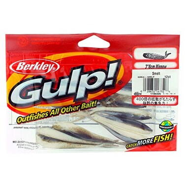 Berkley Gulp Minnow 3 12 Per Bag Smelt