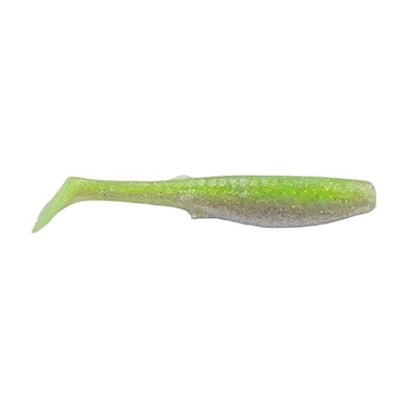 Berkley Gulp Saltwater Paddleshad Fishing Bait Key Lime Chrome 4in Extreme Scent Dispersion Realistic Baitfish Profile Ideal for Redfish Flounder Bass and More