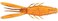 Rapala CrushCity Bronco Bug Soft Plastic Bass Lure DualAction Creature Bait with Hinged Arms Subtle Leg Movement 4 Bama Craw
