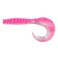Dr.Fish DrFish 15 Pack Grub Soft Fishing Lures 22 inch Soft Plastic Baits Worm Swimbaits Ribbon Tail Shad Bait for Freshwater Bass Fishing Lures Crappie Walleye Panfish Pink and White