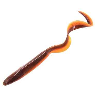 Dr.Fish DrFish 5 Pack Sand EEL Lures Saltwater Soft Fishing Lures Swimbait 6 Inch 38oz Surf Fishing Creature Baits Soft Plastic Artificial Ribbontail Worm BrownOrange