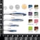Dr.Fish DrFish Paddle Tail Swimbaits Soft Fishing Lures for Bass Fishing Freshwater Soft Plastic Baits Swim Shad Bait Minnow Lures Drop Shot 27 Inches Watermelon