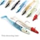 Croch Jig Head Soft Plastic Fishing Lures with Hook Sinking Swimbaits for Saltwater and Freshwater Pack of 10