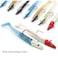 Croch Jig Head Soft Plastic Fishing Lures with Hook Sinking Swimbaits for Saltwater and Freshwater Pack of 10