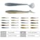 RUNCL Swimbaits Paddle 10203040PCS 5432 Inchs Paddle Tail Soft Lure for Trout Crappie Bass Durable Plastic Bait Swimmer for SaltwaterFreshwater Fishing Lovers Gift