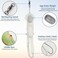 JSHANMEI Saltwater Squid Fishing Lures Lighted Glow in the Dark LED Fishing Lure Soft Squid Jig Halibut Lingcod Trolling Lures Deep Drop Light Flasher Offshore Mackerel Tuna Grouper Striper Lure Blue