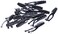 Strike King Lures Mr Crappie Joker Soft Bait Lure 2 Length Tuxedo Black Sparkle Package of 15 MRCJ2184