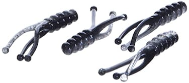 Strike King Lures Mr Crappie Joker Soft Bait Lure 2 Length Tuxedo Black Sparkle Package of 15 MRCJ2184