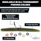 Wacky Rings 100pk ORings for Wacky Rigging SenkosWormsSoft Stickbaits Bait Saver Orings for Senko Worm Save Your Baits from Tearing While Wacky Neko Rigging 6 Clear
