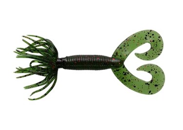Yamamoto Baits 25 Double Tail Hula GRUB 10 PackWatermelonBlack RED