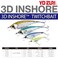 Duel YoZuri 3D Inshore Twitchbait Slow Sinking Lure Ghost Shad 90mm312