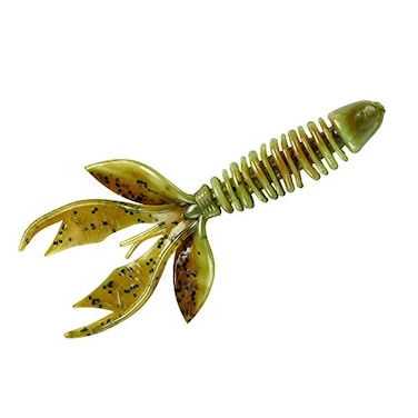 Yum Lures Wooly Hawgtail and Hawgcraw Soft Plastic Creature Bait Fishing Lure Excellent Bait for Flipping and Pitching 7 per Pack