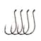 Laxygo 100pcs Octopus Beak Offset Fishing Hooks Froged Sport Circle Hooks Sharp High Carbon Steel Fishing Hook6 Sizes