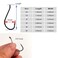 Laxygo 100pcs Octopus Beak Offset Fishing Hooks Froged Sport Circle Hooks Sharp High Carbon Steel Fishing Hook6 Sizes