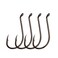 Laxygo 100pcs Octopus Beak Offset Fishing Hooks Froged Sport Circle Hooks Sharp High Carbon Steel Fishing Hook6 Sizes