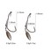 Laxygo 10pcsPack Weighted Hook with Twist Lock Spin Superline Spring Hook Swim Bait Fishing Hook with Twistlock Pin 35g 65g 10pcs35g