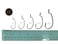 Anglerâ€s Grotto Anglers Grotto EWG Offset Shank Worm Hook 1525 Count Per Pack Freshwater Saltwater Fishing Hooks High Carbon Steel Extra Strength Size 110203050 Size 30 25 Count